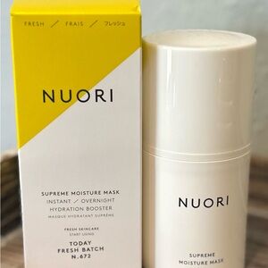 Nuori Supreme Moisture Mask, Instant Overnight Hydration Booster, BNIB